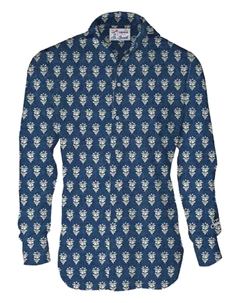 Рубашка с цветочным принтом, синий Mc2 saint barth