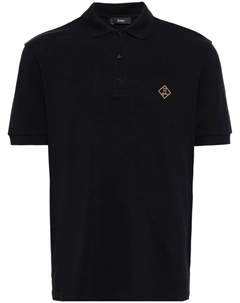 Рубашка поло с вышитым логотипом, синий Herno