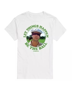 Мужская футболка с принтом «Caddy Shack Be The Ball», белый Licensed character