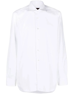 Рубашка со срезанным воротником, белый Barba