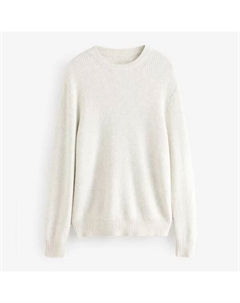 Уютный мужской свитер с круглым вырезом, цвет ecru Next