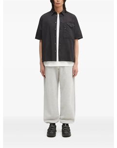 Рубашка с короткими рукавами и карманом Popeline, черный C.p. company