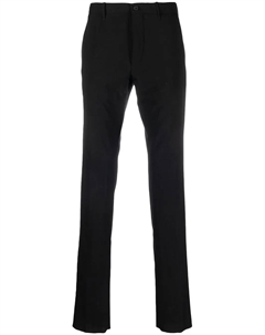 Прямые брюки средней посадки, черный Incotex