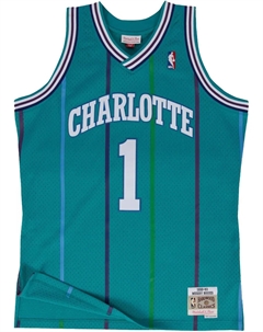 Топ NBA Authentic Hornets 1992 Muggsy Bogues, зеленый Mitchell and ness
