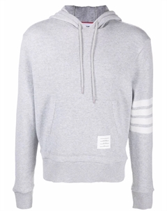 Худи с полосками 4-Bar, серый Thom browne