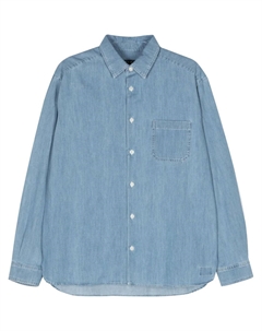 Рубашка из ткани шамбре, синий A.p.c.