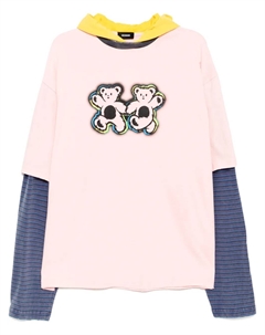 Многослойное худи Teddy Twins, розовый We11done