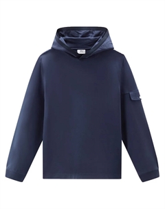 Худи с логотипом, синий Woolrich