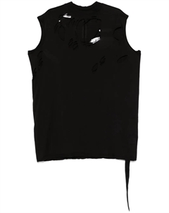 Топ Tarp, черный Rick owens drkshdw