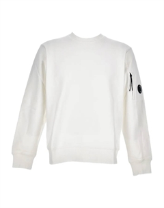 Толстовка с круглым вырезом и карманом, белый C.p. company