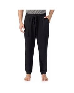 Пижамные брюки с резинкой внизу для больших и высоких, черный Cuddl duds