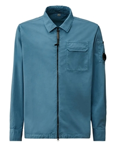 Куртка-рубашка с карманом на молнии, синий C.p. company