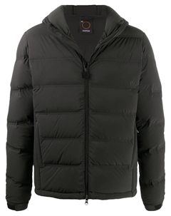 Пуховик на молнии, черный Aspesi