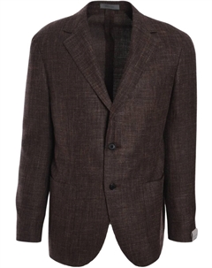 Меланжевый блейзер, коричневый Corneliani