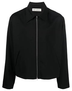 Бомбер с заостренным воротником, черный Our legacy