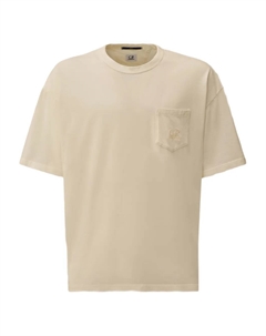 Футболка с вышитым карманом, белый C.p. company