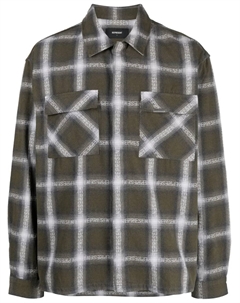 Клетчатая рубашка с логотипом, зеленый Represent