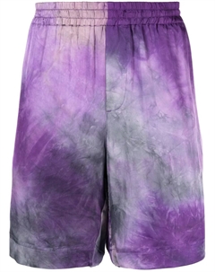 Спортивные шорты с принтом тай-дай, фиолетовый Msgm