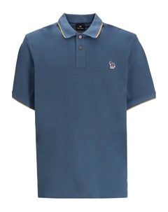 Рубашка поло с логотипом, синий Paul smith