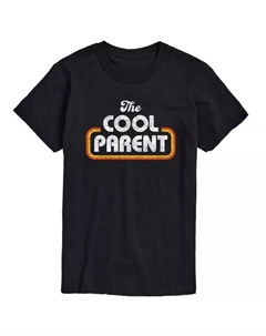 Мужская футболка с принтом "Крутой родитель", черный Licensed character