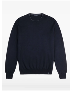 Топ с круглым вырезом, синий Fay