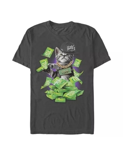 Мужская футболка Kohl's с принтом котенка Cash Kitty, серый Licensed character