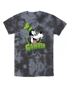 Мужская футболка Disney с Микки и друзьями Goofy Gawrsh Portrait Bomabrd Wash, черный Licensed character