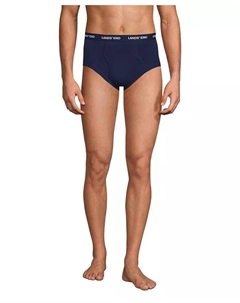 Мужские трикотажные трусы 3 шт, синий Lands' end