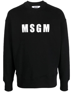 Толстовка с логотипом, черный Msgm