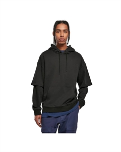 Худи Oversized Doublesleeve, черный Urban classics