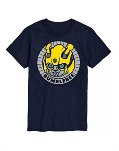 Мужская футболка с графическим значком шмеля «Трансформеры», синий Licensed character
