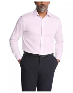 Мужская классическая рубашка обычного кроя, розовый Calvin klein