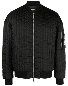 Бомбер с нашивкой-логотипом, черный Dsquared2