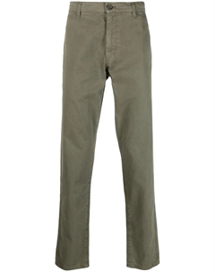 Брюки-чиносы прямого кроя, зеленый Aspesi