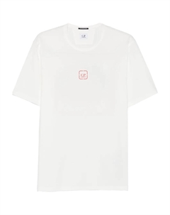 Хлопковая футболка, белый C.p. company