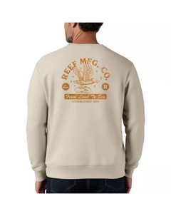 Мужская флисовая толстовка с капюшоном, бежевый Reef