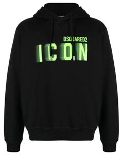 Худи с логотипом, черный Dsquared2