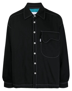 Рубашка с нашивкой-логотипом, черный Bonsai