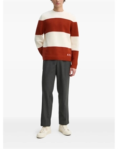 Полосатый свитер с круглым вырезом, нейтральный A.p.c.