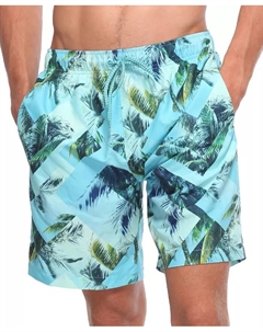 Мужские плавки с сетчатой подкладкой, 8 дюймов, размер до 2XL, зеленый Rokka&rolla