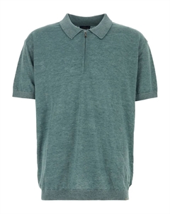 Рубашка поло с воротником на молнии, серый Paul & shark