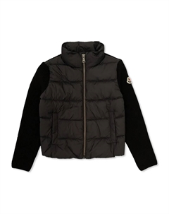 Куртка с нашивкой-логотипом, черный Moncler enfant