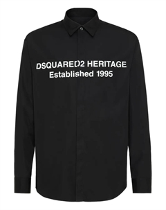 Рубашка с логотипом, черный Dsquared2