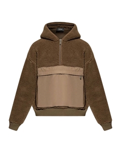 Флисовое худи, коричневый Dsquared2