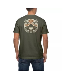 Мужская футболка с принтом Пеле, цвет military green Reef