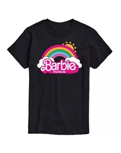 Мужская футболка с принтом логотипа фильма "Барби", черный Licensed character