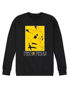 Мужская флисовая кофта с рисунком покемона, черный Licensed character