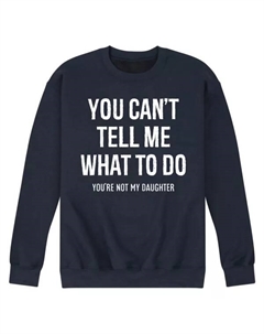 Мужской флисовый свитшот с принтом "Ты мне не указ", синий Licensed character