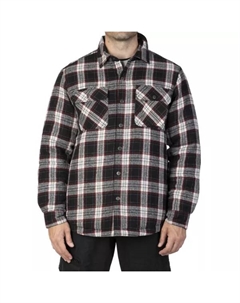 Мужская фланелевая рубашка-куртка, цвет black grey red Sonoma goods for life