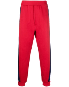 Спортивные брюки с лампасами, красный Dsquared2